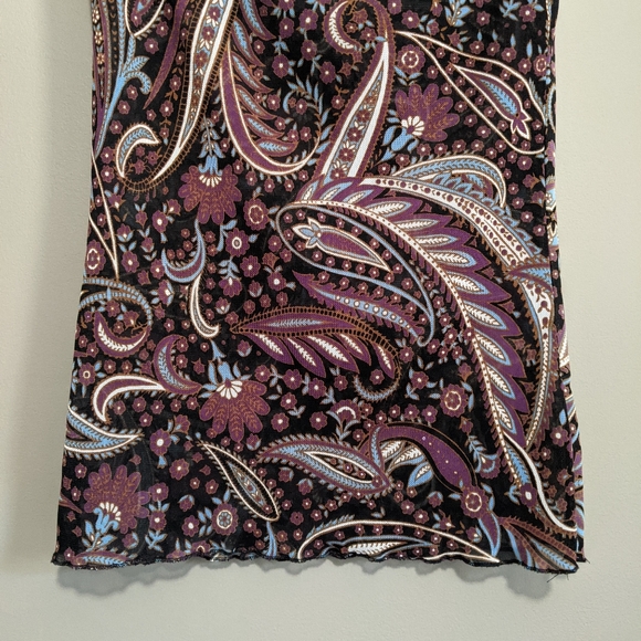 2 for 10 Zara | paisley sheer top - Picture 4 of 6